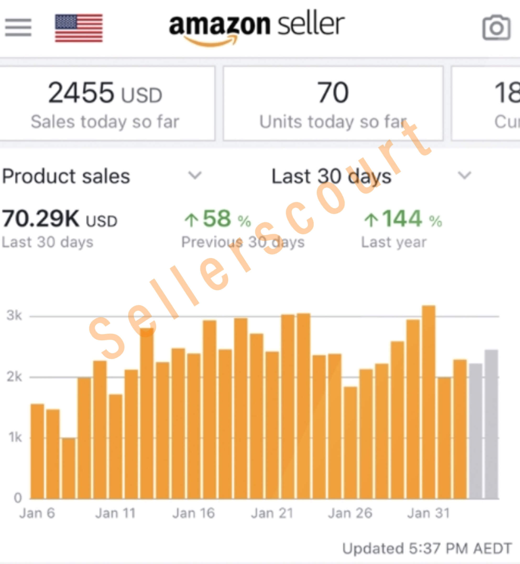 Chris — $70K in 30 Days